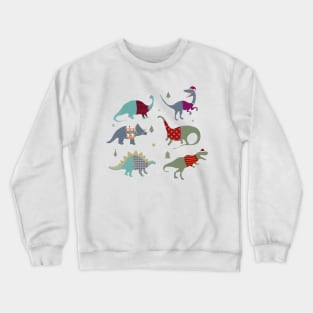 Christmas Dino Crewneck Sweatshirt